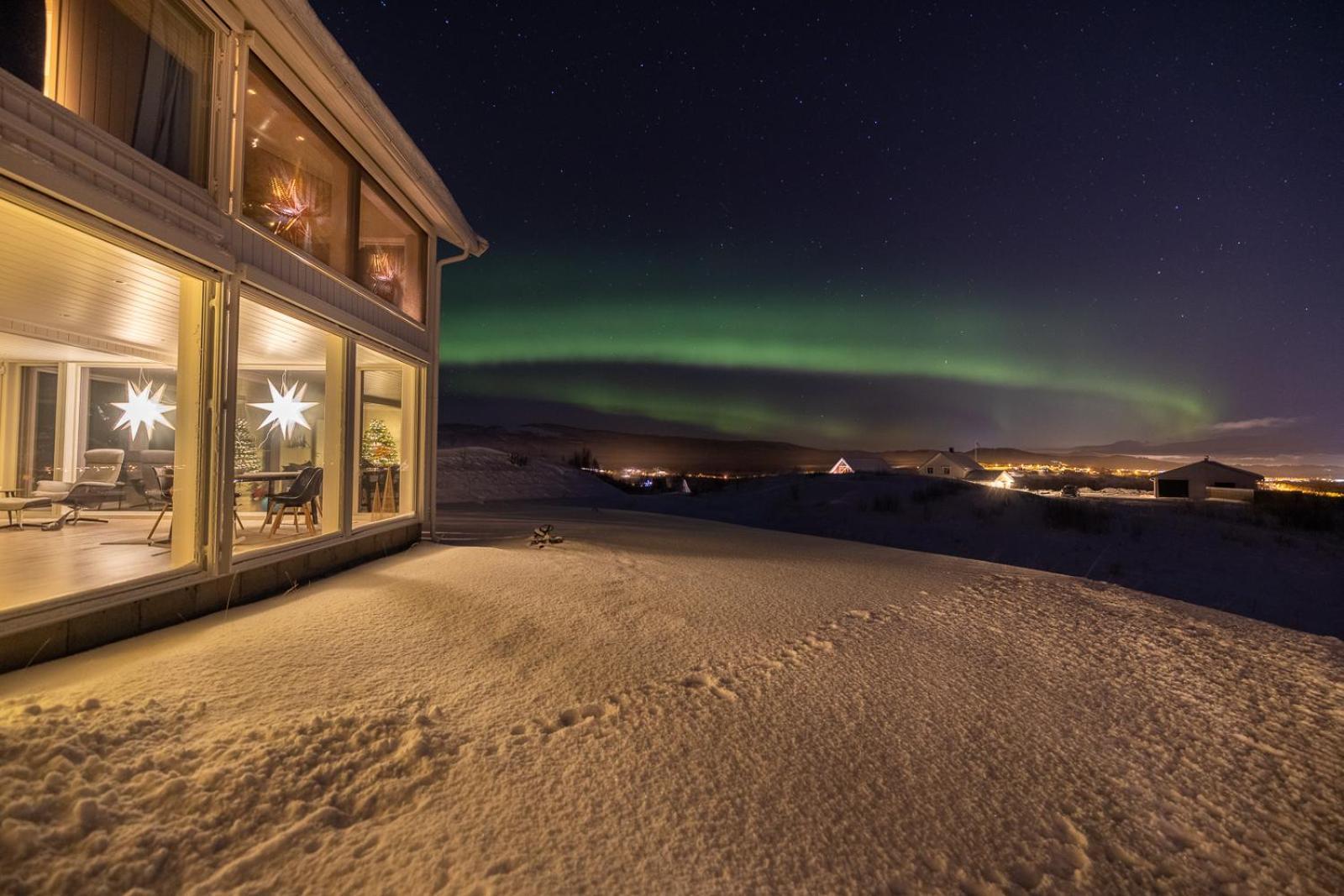 Aurora Borealis Observatory Hotel Silsand Exterior foto